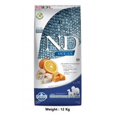 Farmina ND Medium And Maxi Adult Dog Food Ocean Cod Pumpkin And Orange Grain Free 12 Kg